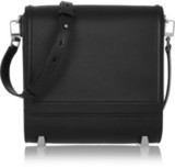 - Black leather (Cow)- Magnetic-fastening front flap - Comes w...
