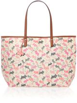 Radley Doodle dog large weekender ivory bag, Ivory