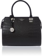 Fiorelli Hudson black croc bowling bag , Bowling Bags , Satche...