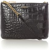 Modalu Twiggy black croc cross body bag , Across Body Bags , S...