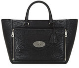 Mulberry Shrunken Calf Willow Tote