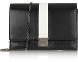 - Marc Jacobs black and off-white All In One bag- Textured-lea...