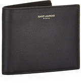 Saint Laurent Grained Leather Billfold Wallet