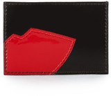 Lulu Guinness Abstract Lip Card Holder