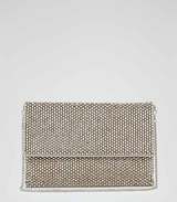 Reiss embellished foldover bag. Add subtle sparkle to your loo...