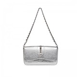 Riki Rosetta LadyLux Large Clutch in Silver
