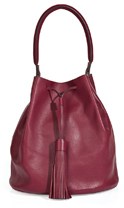 Streamlined and super stylish, this drawstring satchel from An...