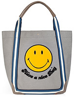 Fun and fashionable, this lightweight canvas shopper from Anya...