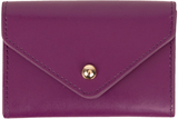 Paper Thinks Recycled Leather Card Holder, Purple