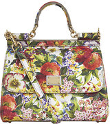 Dolce & Gabbana Medium Sicily Flower Print Tote