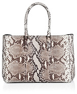 Perfectly practical and equally luxurious in natural python, t...