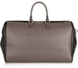 Serapian Evolution two-tone textured-leather weekend bag