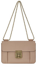 Crafted from supple, shiny leather, Chloé’s Medium Elsie Sh...