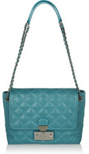 - Marc Jacobs turquoise Single large shoulder bag - Quilted le...