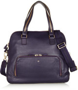 - Anya Hindmarch dark-purple Rollin shoulder bag- Leather- Two...