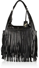 - Diane von Furstenberg black Franco tote- Leather- Top handle...