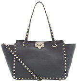 Valentino’s Small Rockstud Grain Shopper commands style atte...