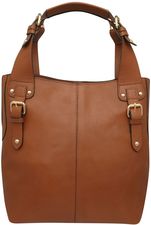 Dune Dapper Large Leather Hobo, Tan