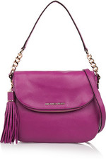 - MICHAEL Michael Kors fuchsia shoulder bag- Textured-leather-...