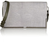 - 3.1 Phillip Lim army-green, white and black Scout shoulder b...