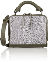 - 3.1 Phillip Lim army-green, white and black Ryder shoulder b...
