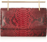 M2Malletier Fabricca python clutch