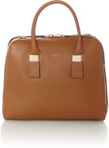Furla Twiggy brown dome bag, Brown