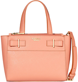 Modalu Belle Small Leather Grab Bag Coral