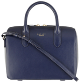 Radley Bloomsbury Small Leather Multi-Way Grab Bag Navy