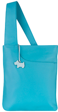 Radley Pocket Medium Leather Across Body Bag Turquoise