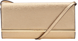 MICHAEL Michael Kors Lana Leather Clutch Bag, Gold