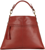 Jigsaw Alicia Hobo Bag Cherry