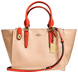 Coach Crosby Leather Carryall Bag Natural