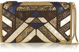 Lanvin Private python, ratsnake and elaphe clutch