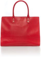 Lulu Guinness Daphne red large tote bag, Red