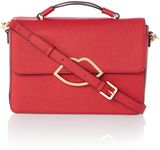 Lulu Guinness Edie red large satchel bag, Red