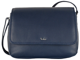 Tula Nappa Originals Large Leather Across Body Bag Navy