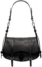 Radley Grosvenor Medium Leather Shoulder Bag Black