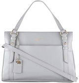 Radley Chelsea Leather Small Zip Top Grab Bag Grey