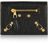 Balenciaga Textured-leather cardholder