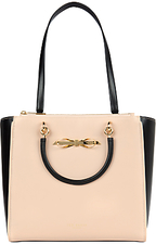 Ted Baker Lesly Leather Shopper Bag, Taupe