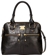 Modalu Pippa Leather Small Grab Bag Black