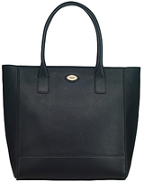 OSPREY LONDON Haxby Work Leather Tote Bag Black
