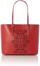 Christian Lacroix Absolut red cut out tote bag, Red