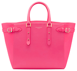 Aspinal of London Marylebone Leather Tote Bag, Pink