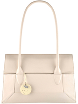 Radley Border Medium Leather Tote Bag Ivory