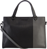 Karen Millen Limited Edition Screen Block Handbag, Black/Multi