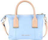 Ted Baker Amelia Leather Mini Tote Bag Powder Blue