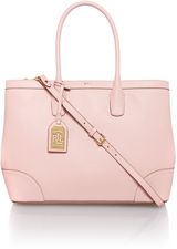 Lauren Ralph Lauren Fairfield pale pink cross body tote bag, Light Pink
