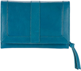 John Lewis Medium Flapover Purse, Teal